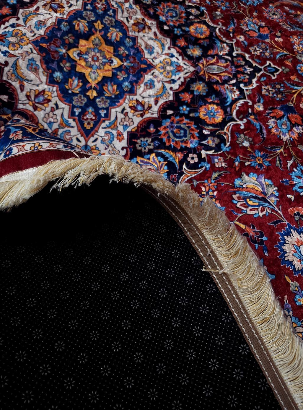 فرشینه طرح فرش کاشان کد 4051 — تصویر ۶