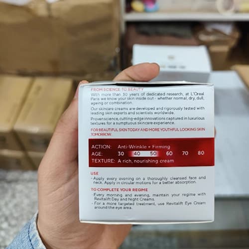 پک کرم ضدچروک و دور چشم لورال مدل Revitalift — تصویر ۵
