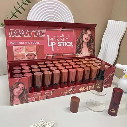رژ لب جامد pink key lipstick