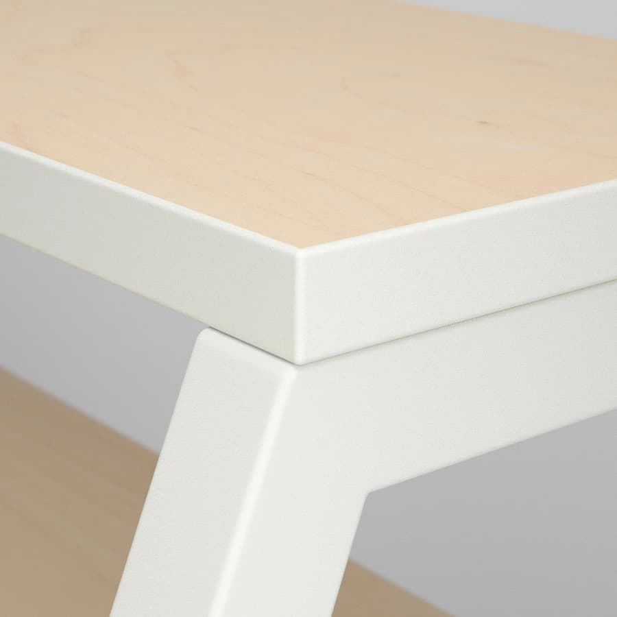 میز سفید ایکیا سایز 80×60 مدل MITTPLAN — تصویر ۳