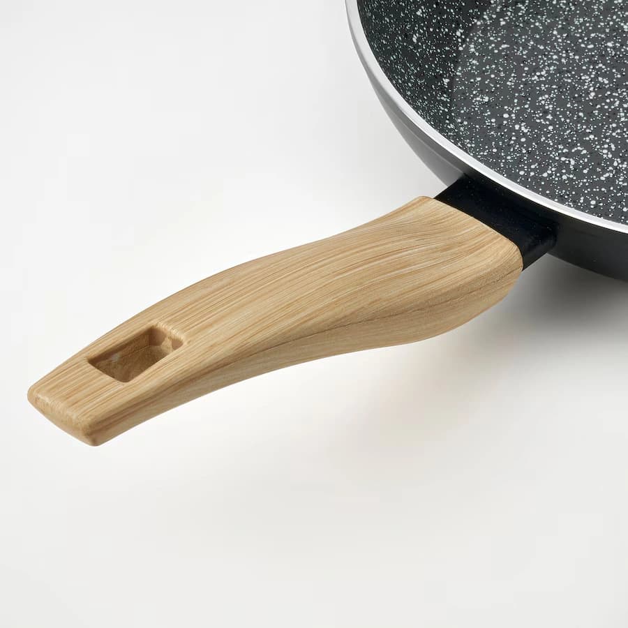ماهیتابه با روکش نچسب مشکی ایکیا سایز 24 مدل HUSKNUT — تصویر ۶