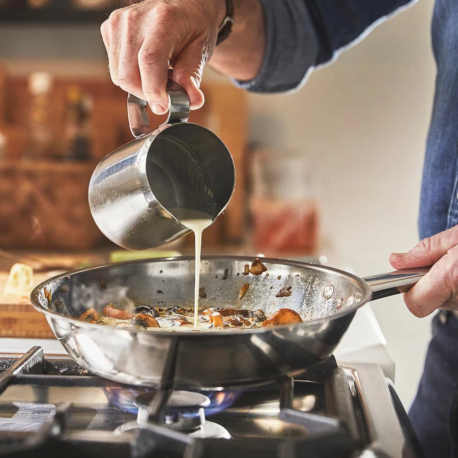 ماهیتابه استیل ضد زنگ ایکیا سایز 24 مدل IKEA 365+ — تصویر ۵