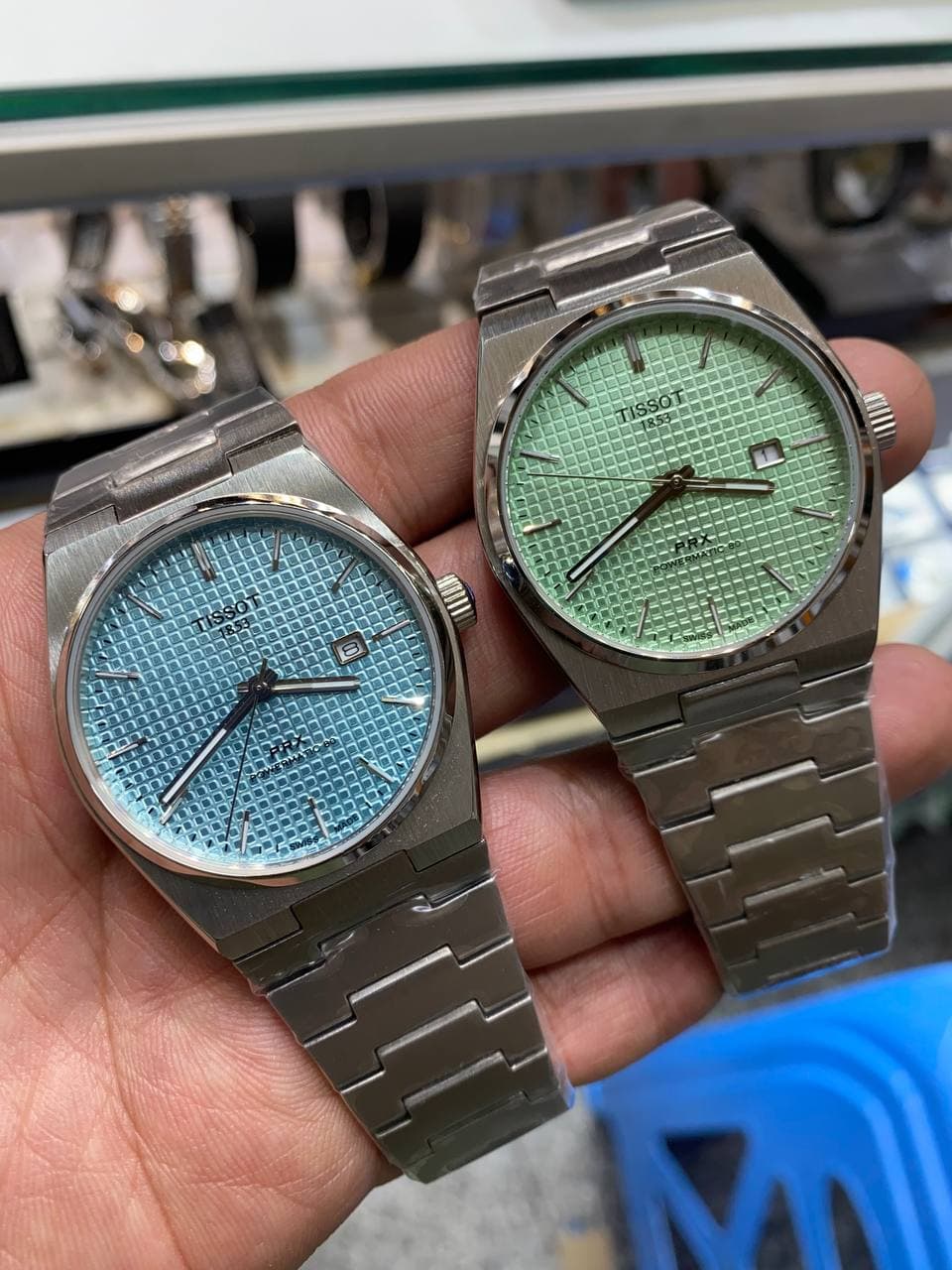 ساعت مردانه تیسوت 1853 Tissot PRX Powermatic 80 موتور ژاپن کیفیت عالی رنگ ثابت کد 1923894