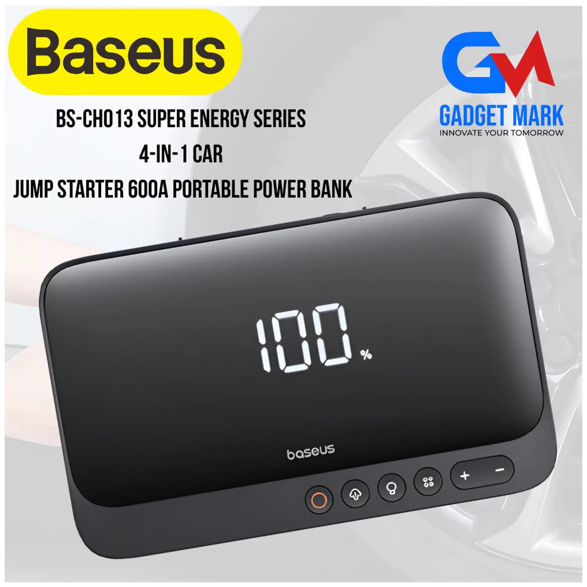 پاوربانک و جامپ استارتر و پمپ باد باسئوس مدلBaseus Super Energy BS-CH013 — تصویر ۹