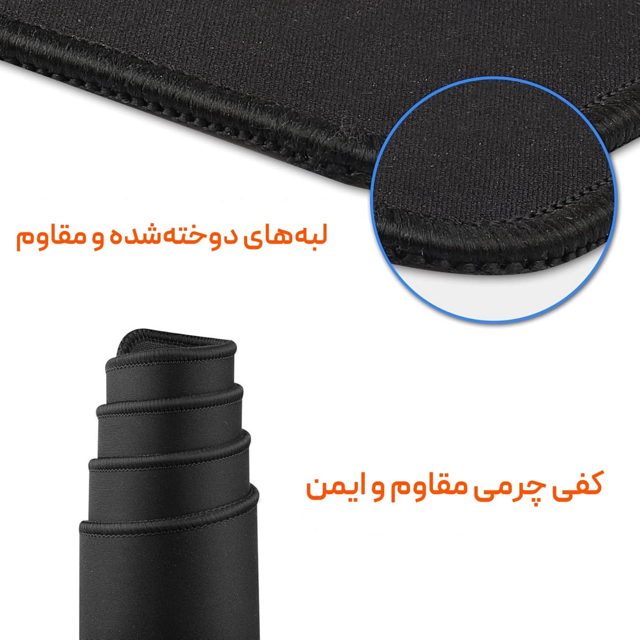 ماوس پد پروین PERWIN مدل DE-35 سایز 100*46 سانتی متر — تصویر ۷