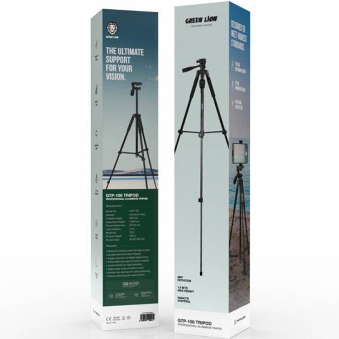 سه پایه موبایل گرین لاین Green Lion مدل GTP-150 با ریموت — تصویر ۳