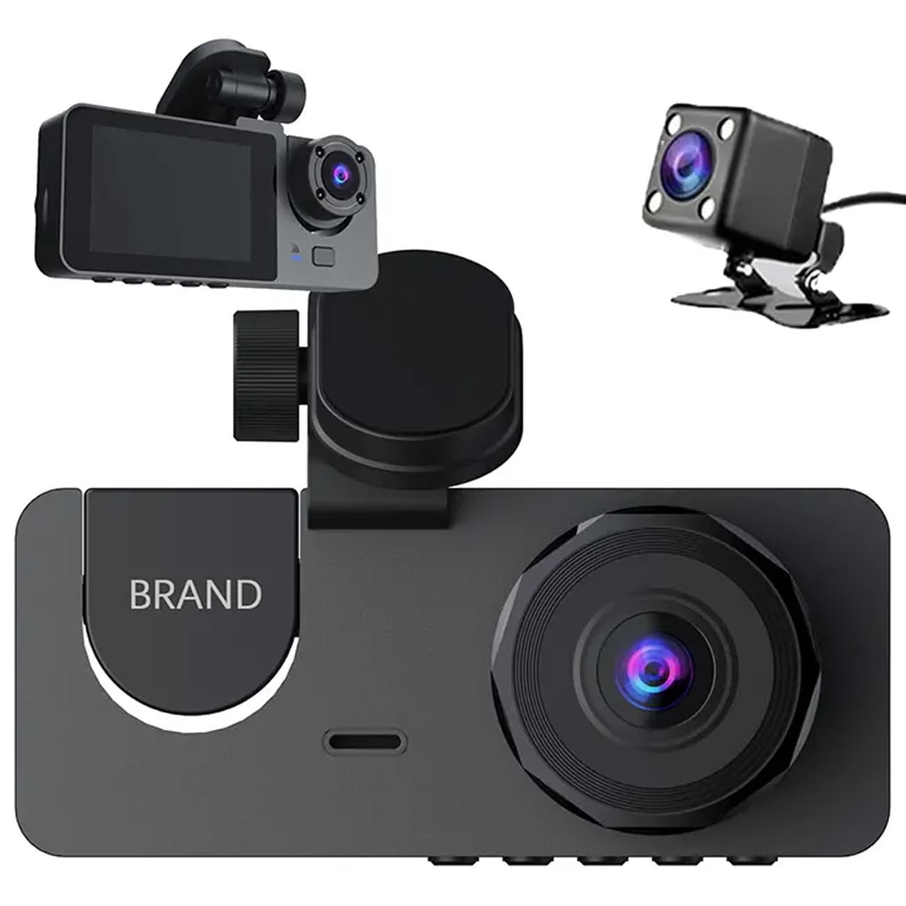 دوربین ثبت وقایع خودرو مدل Black Box Dvr با دولنز دوربین