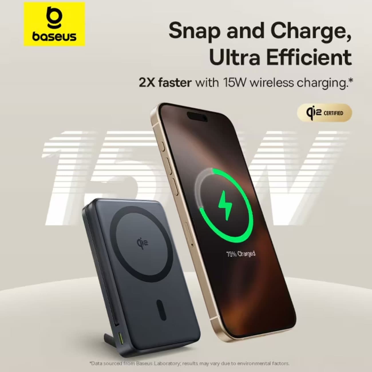 پاور بانک 10000 وایرلس باسئوس BASEUS مدل P10078800123 — تصویر ۶