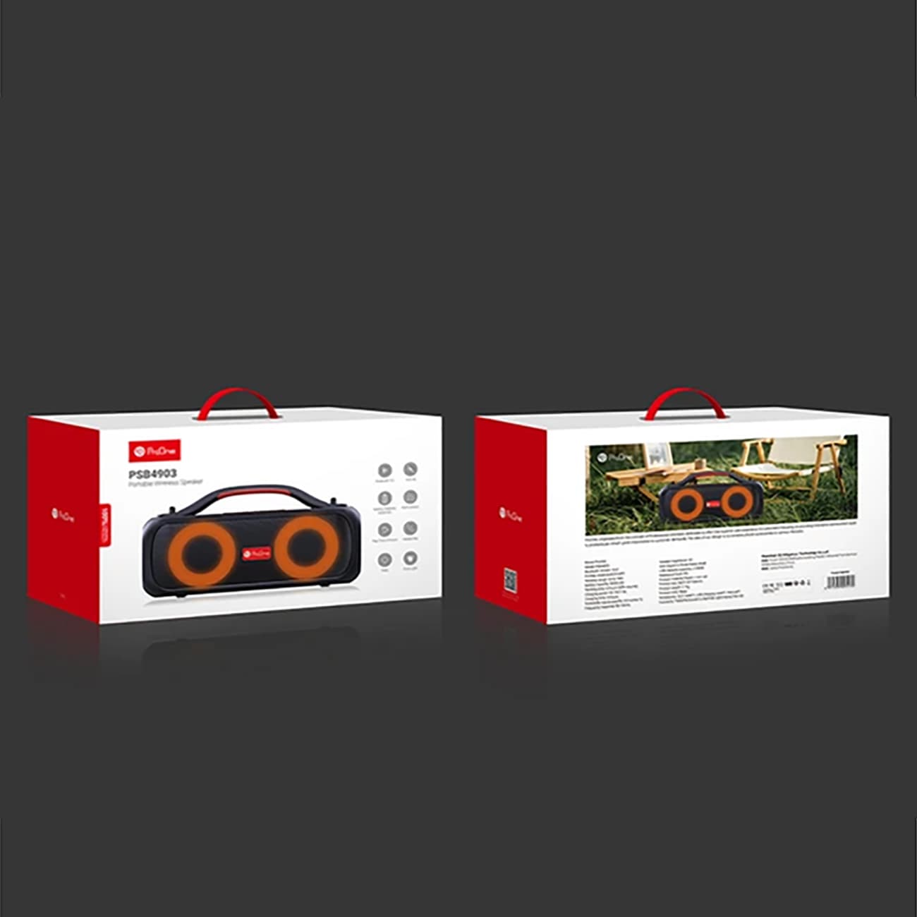 اسپیکر بلوتوثی پرووان proone مدل PSB4903 با رقص نور RGB — تصویر ۷