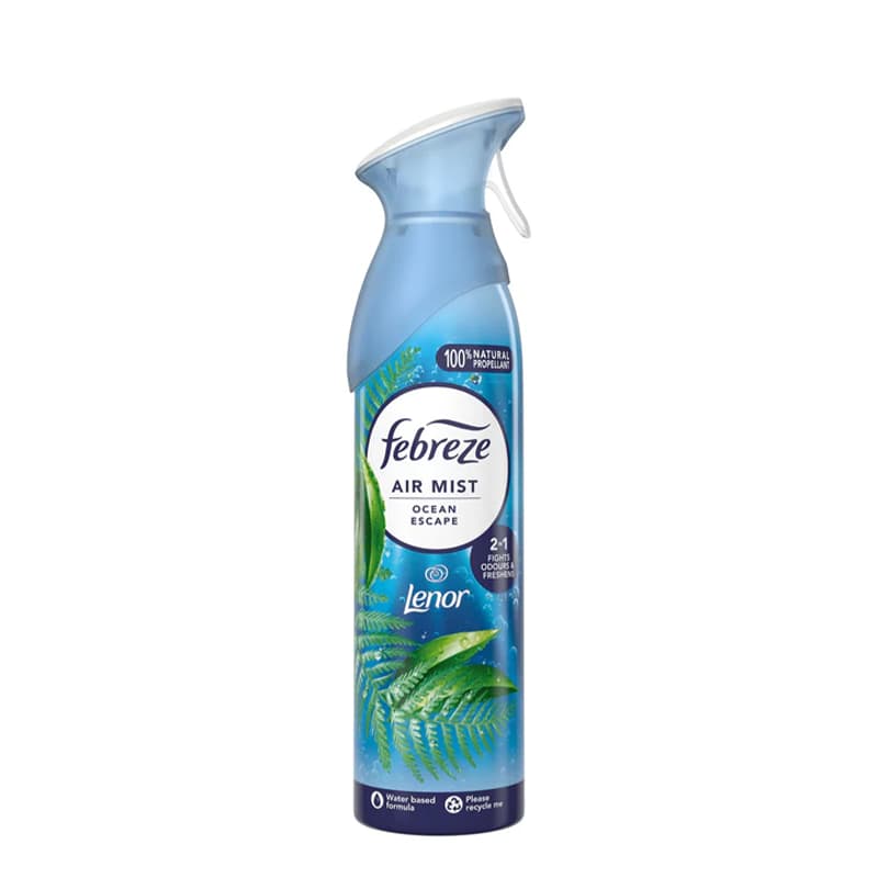 اسپری خوشبوکننده هوا فبرز مدل Lenor Ocean Escape حجم 185 میلی‌لیتر