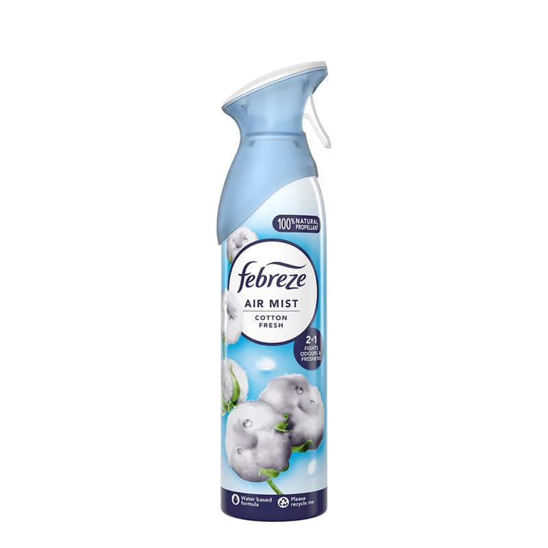 اسپری خوشبوکننده هوا فبرز مدل Cotton Fresh حجم 185 میلی‌لیتر