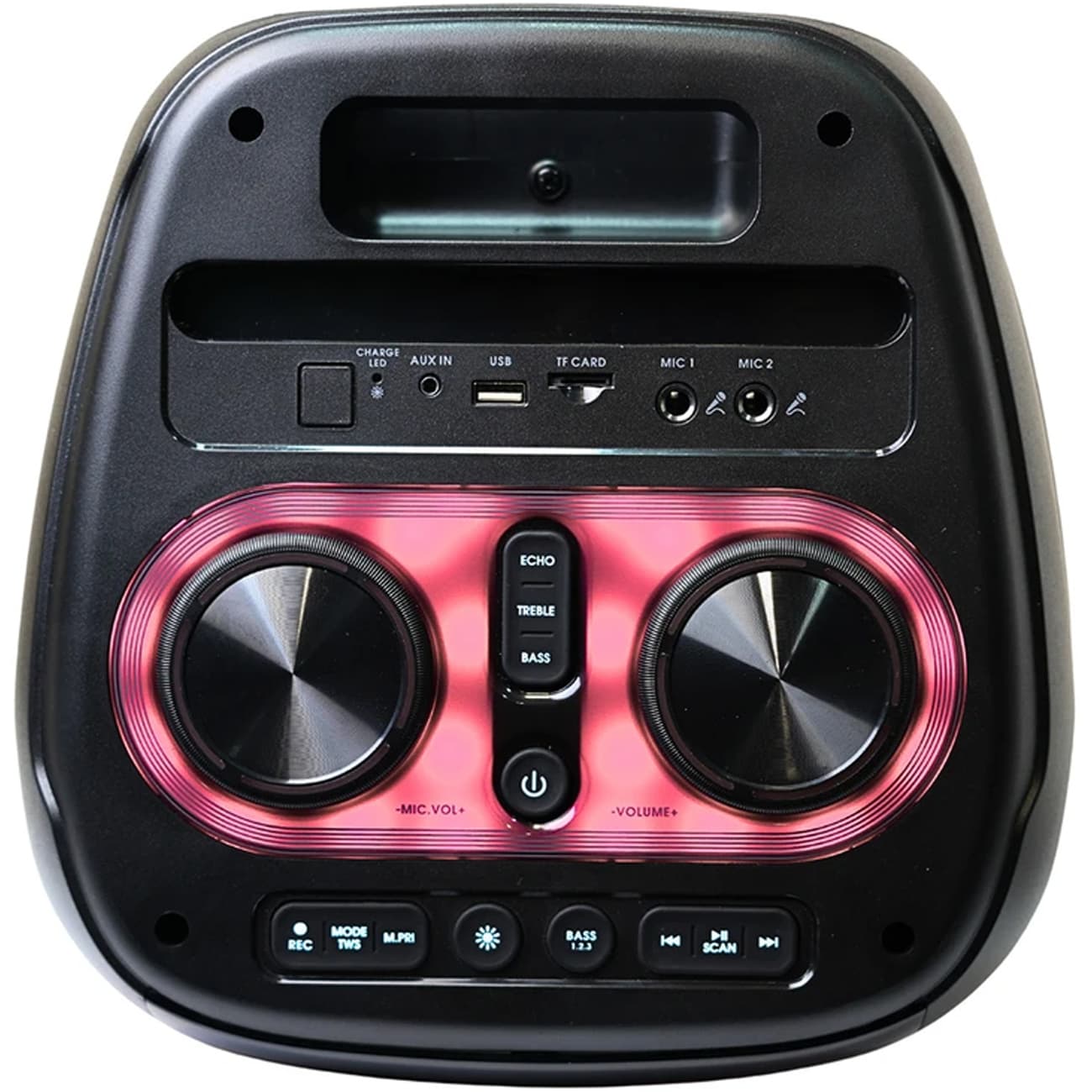 اسپیکر بلوتوثی پرووان ProOne مدل PSB4976 با میکروفون و نور RGB — تصویر ۷