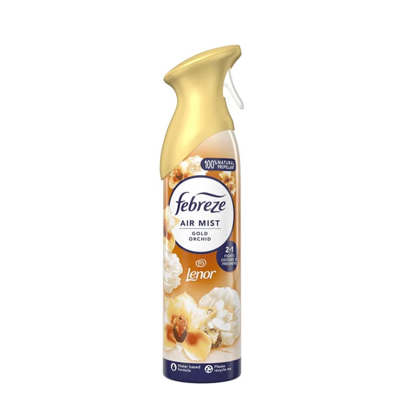 اسپری خوشبوکننده هوا فبرز مدل Lenor Gold Orchid حجم 185 میلی‌لیتر