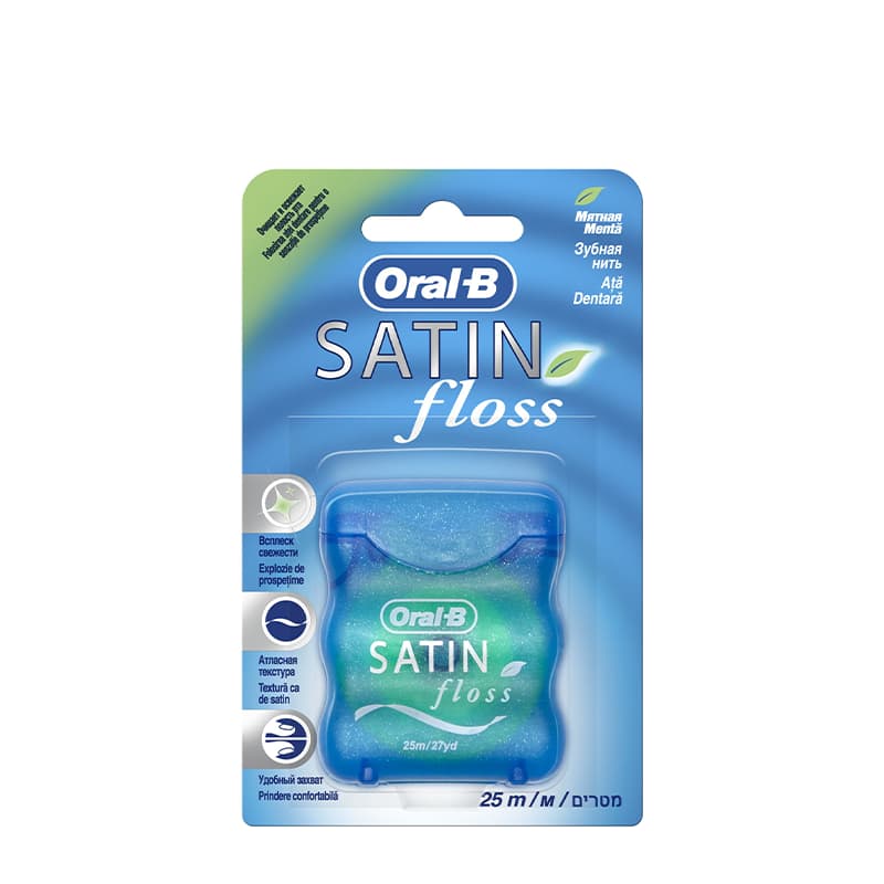 نخ دندان اورال بی مدل Satin Floss طول 25 متر