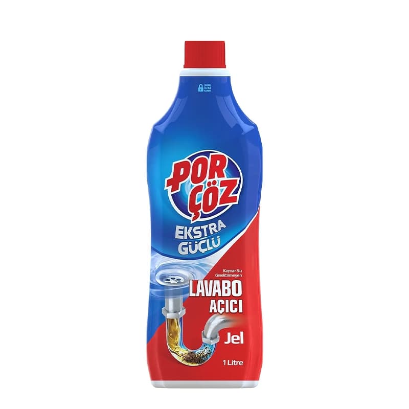 ژل لوله‌ بازکن پورچوز مدل Lavabo Acici حجم 1 لیتر