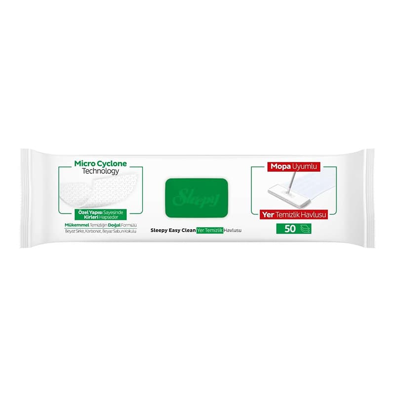 دستمال مرطوب مخصوص تی اسلیپی بسته 50 عددی