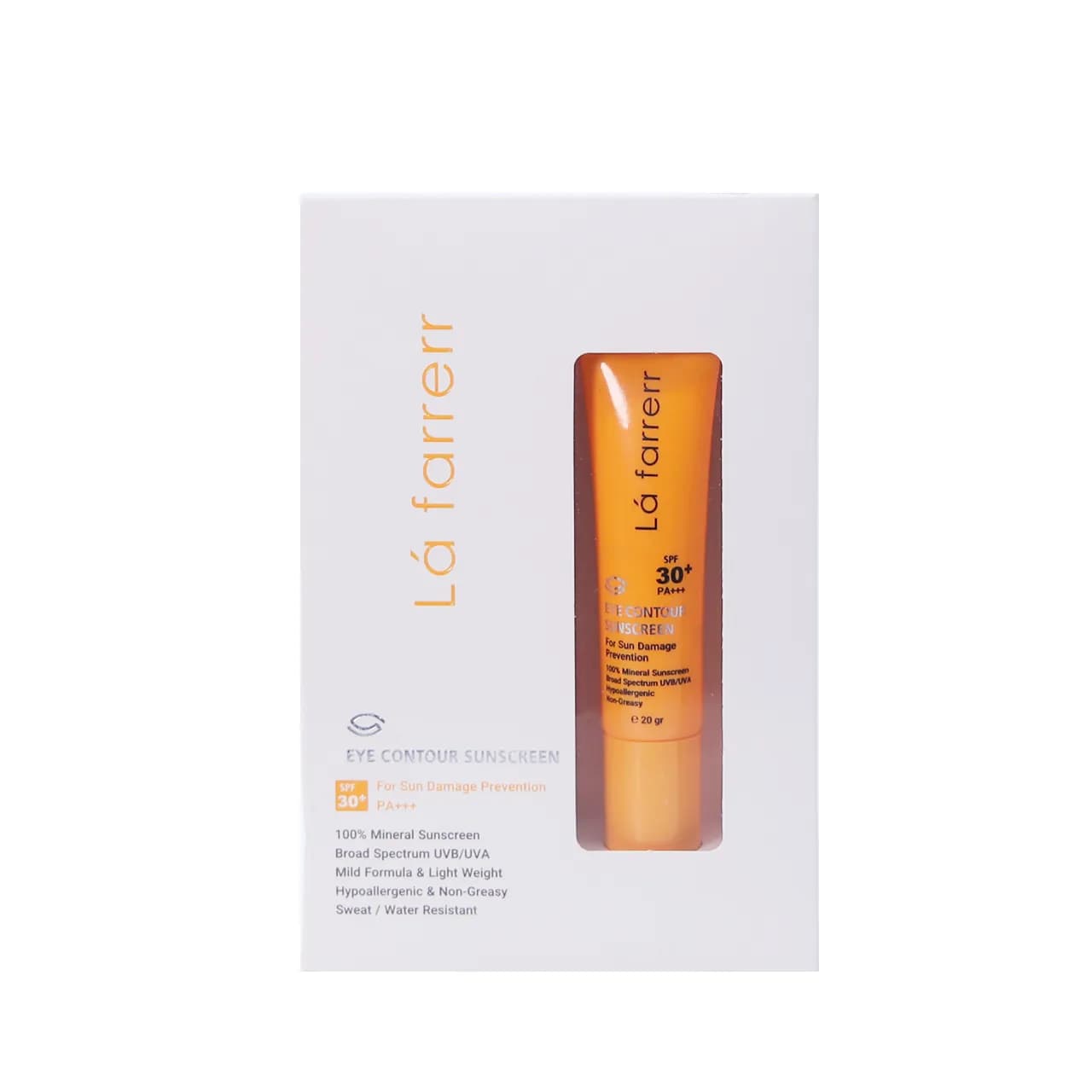 کرم ضد آفتاب دور چشم لافارر SPF30 حجم 20 گرم