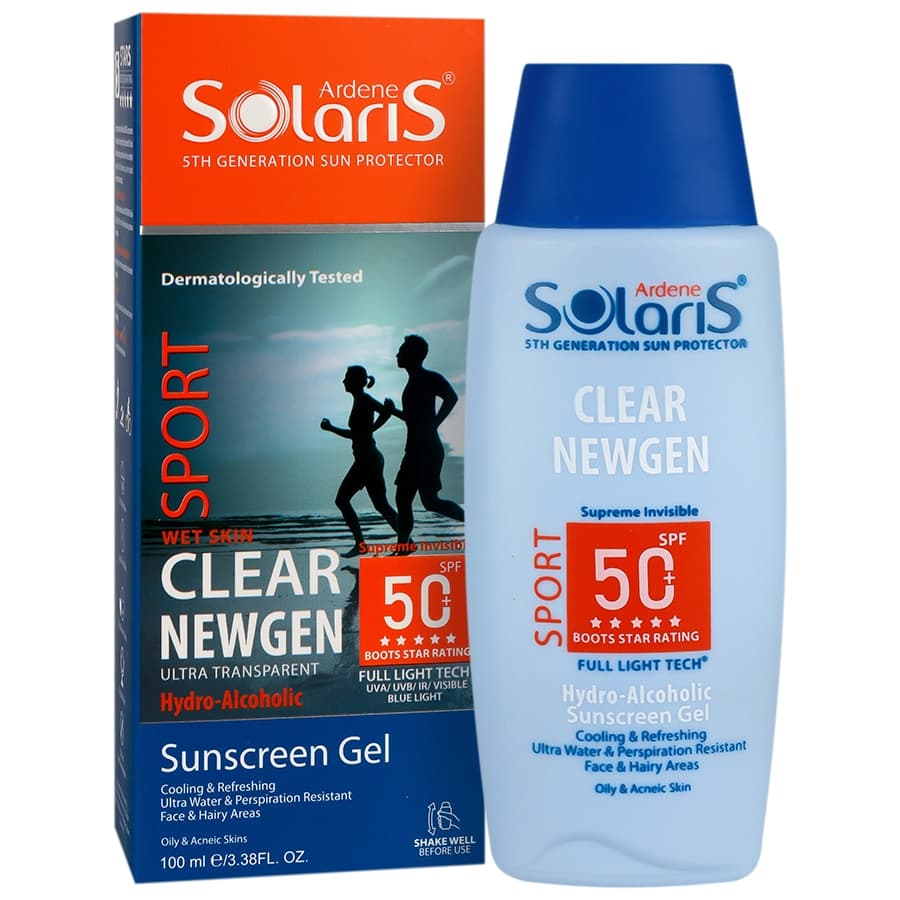 ژل ضد آفتاب SPF50 اسپرت کلیر نیوژن آردن سولاریس