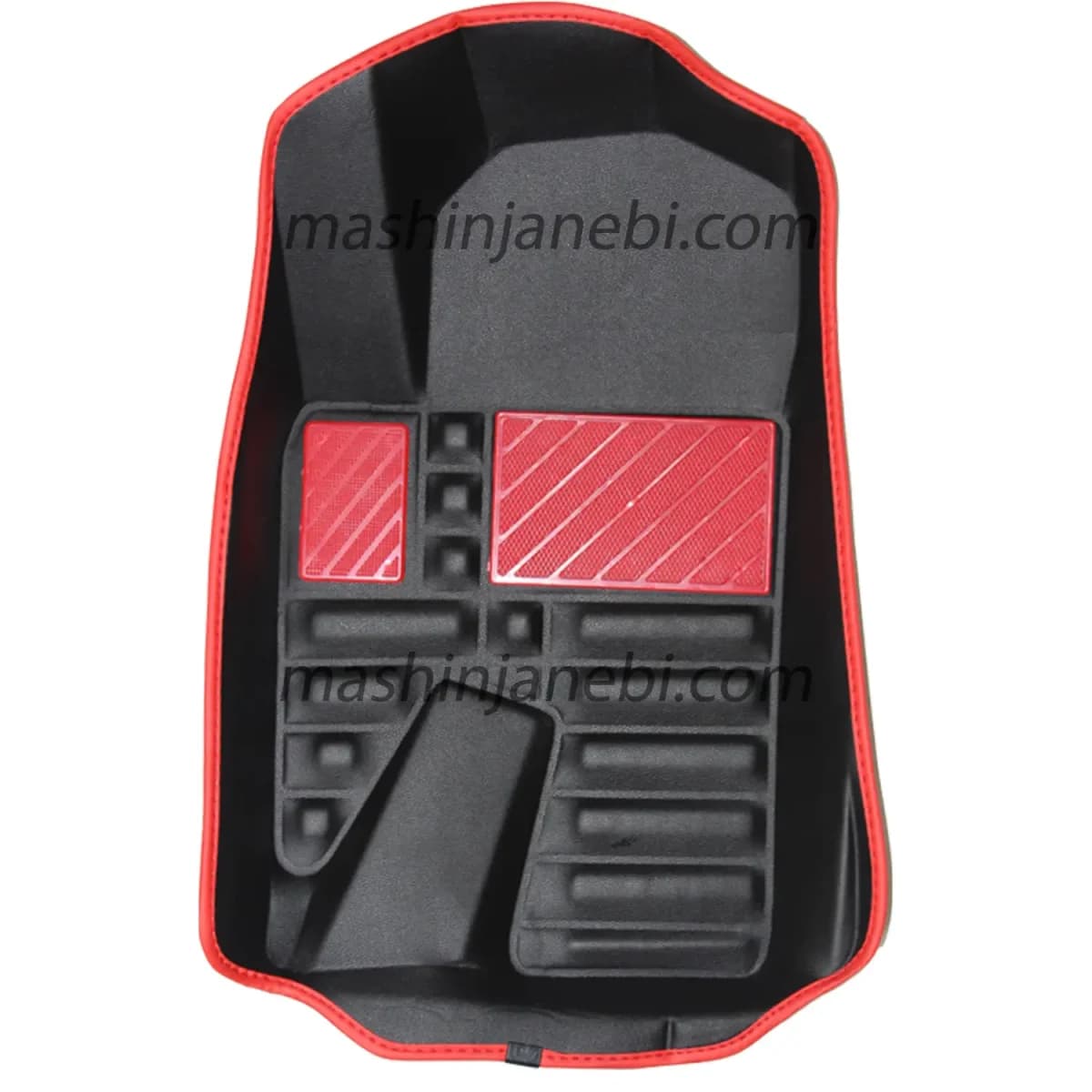 کفپوش 5 بعدی چرمی پژو 405 نوار رنگی برند P.Z — تصویر ۴