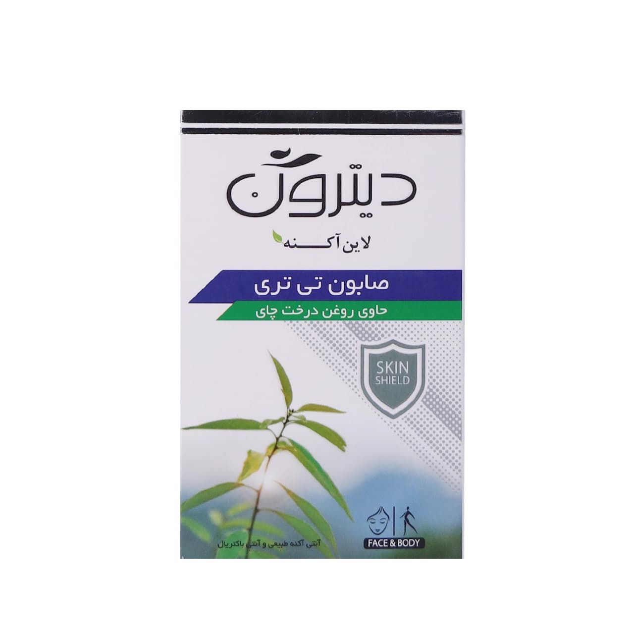 صابون تی تری آنتی باکتریال و آنتی آکنه ديترون 110 گرم