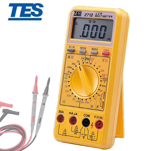 مولتی متر و LCR متر دیجیتال TES مدل TES-2712