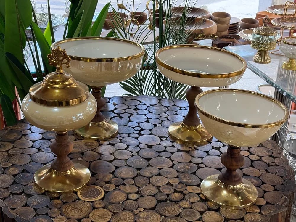 سرویس چهارتیکه چوب و بلور — تصویر ۲