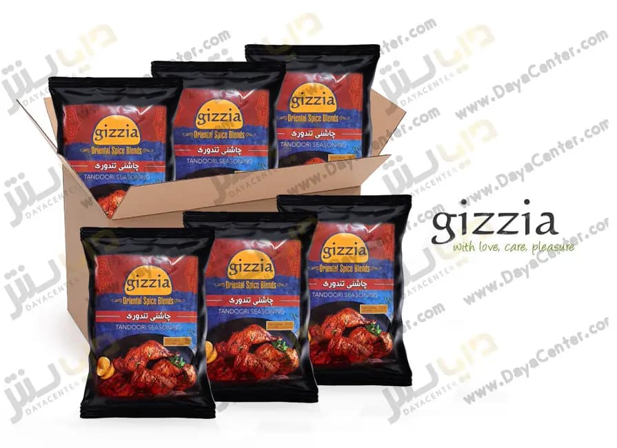 ادویه تندوری گیزیا کارتن 25 عددی