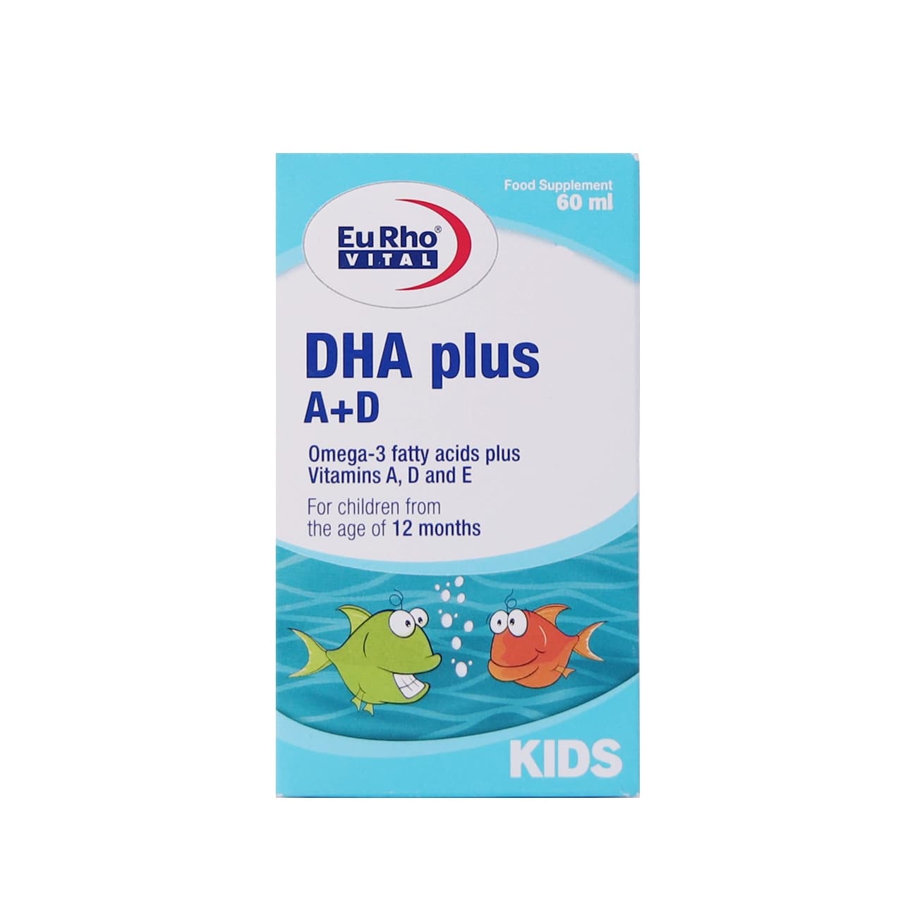 قطره خوراکی دی اچ ای پلاس آ د ( A+D ) یوروویتال 60 میلی لیتر