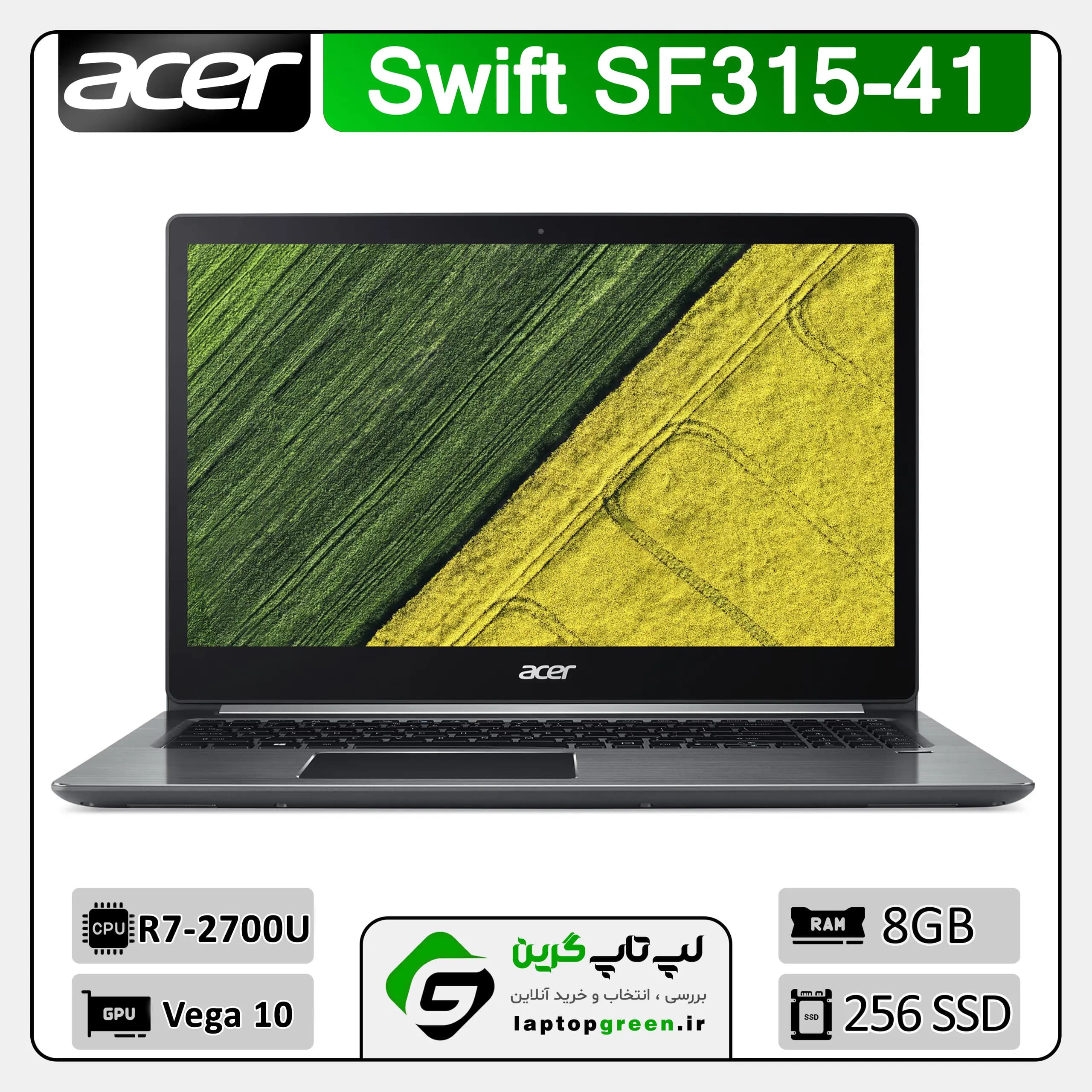 لپ تاپ استوک ایسر سوئیفت مدل Acer Swift SF315-41