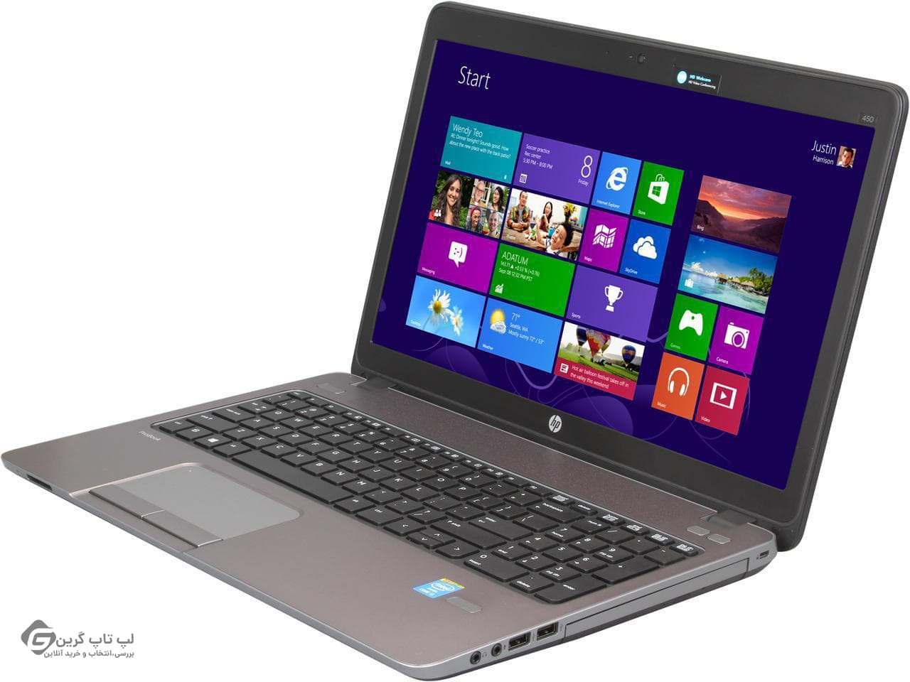 لپ تاپ استوک اچ پی مدل HP ProBook 450 G1 با پردازنده i5 — تصویر ۵