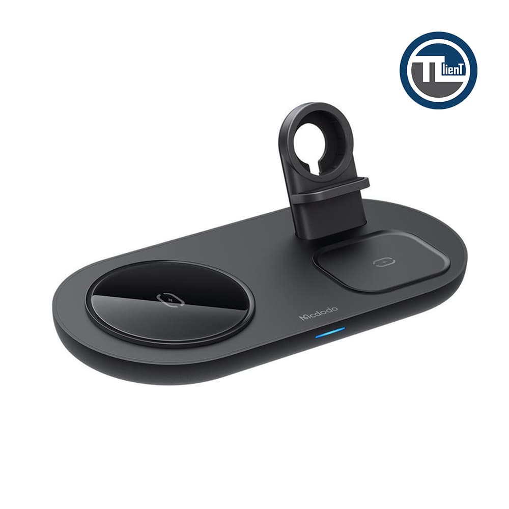 شارژر بی‌سیم رومیزی مک دودو مدل CH-7061 مشکی