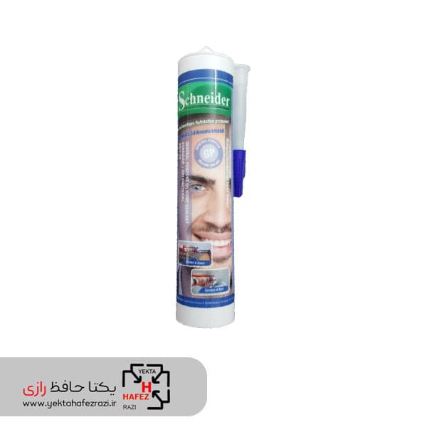 چسب سیلیکون سفید اشنایدر حجم 310 میلی لیتر