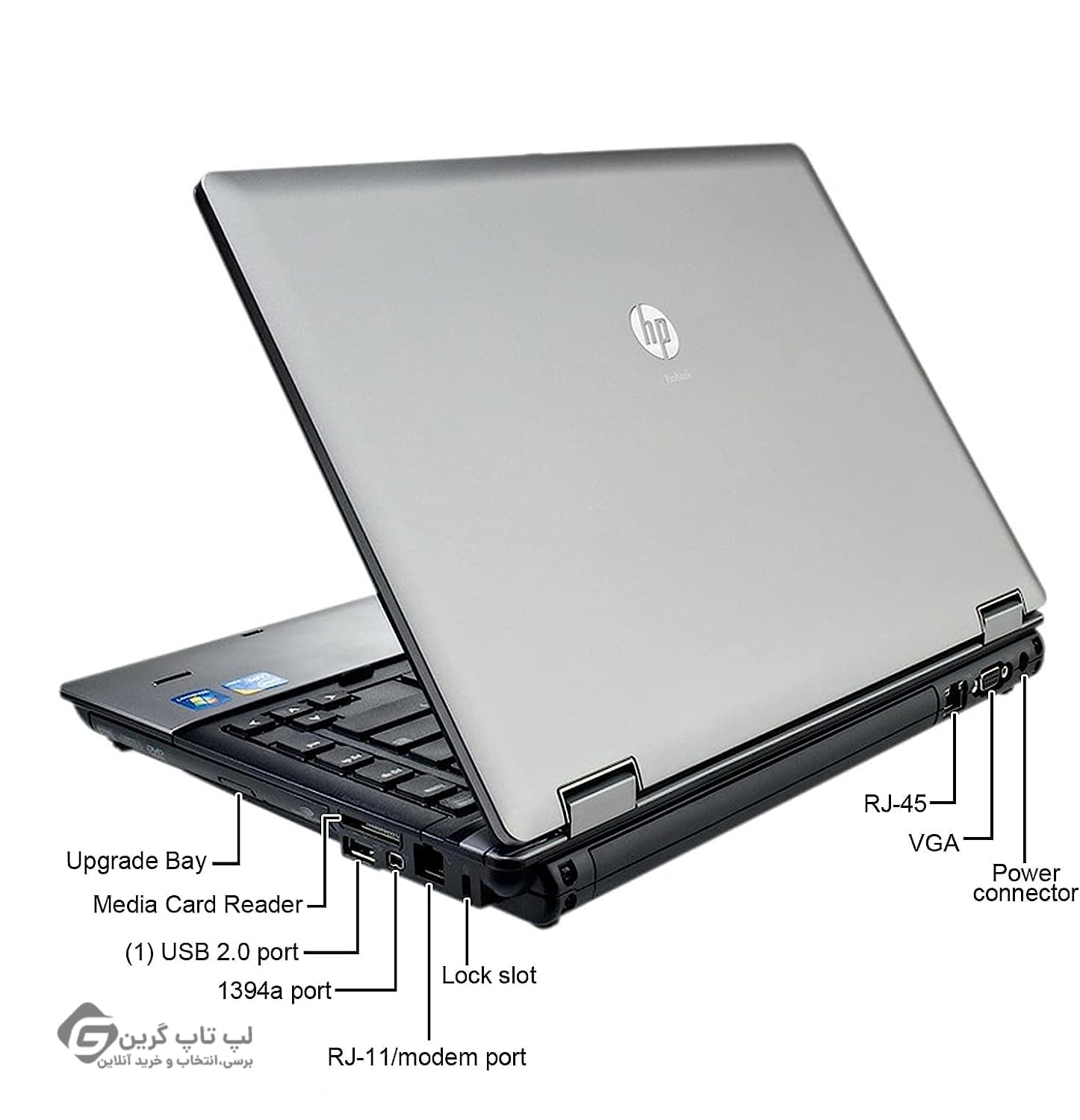 لپ تاپ استوک اچ پی مدل HP 6450B — تصویر ۲