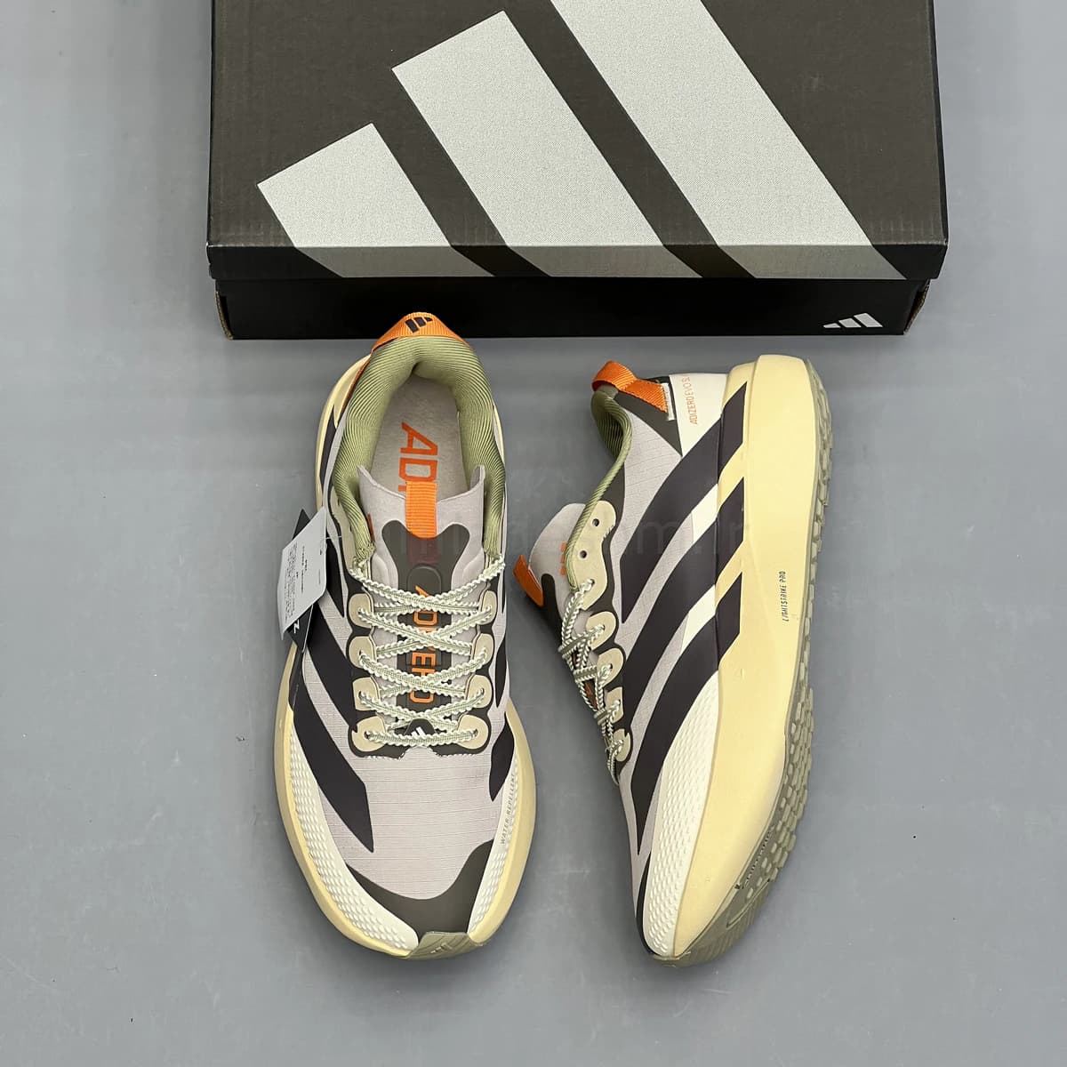 کفش آدیداس آدی زیرو طوسی کرم Adidas Adizero Evo SL ATR — تصویر ۲