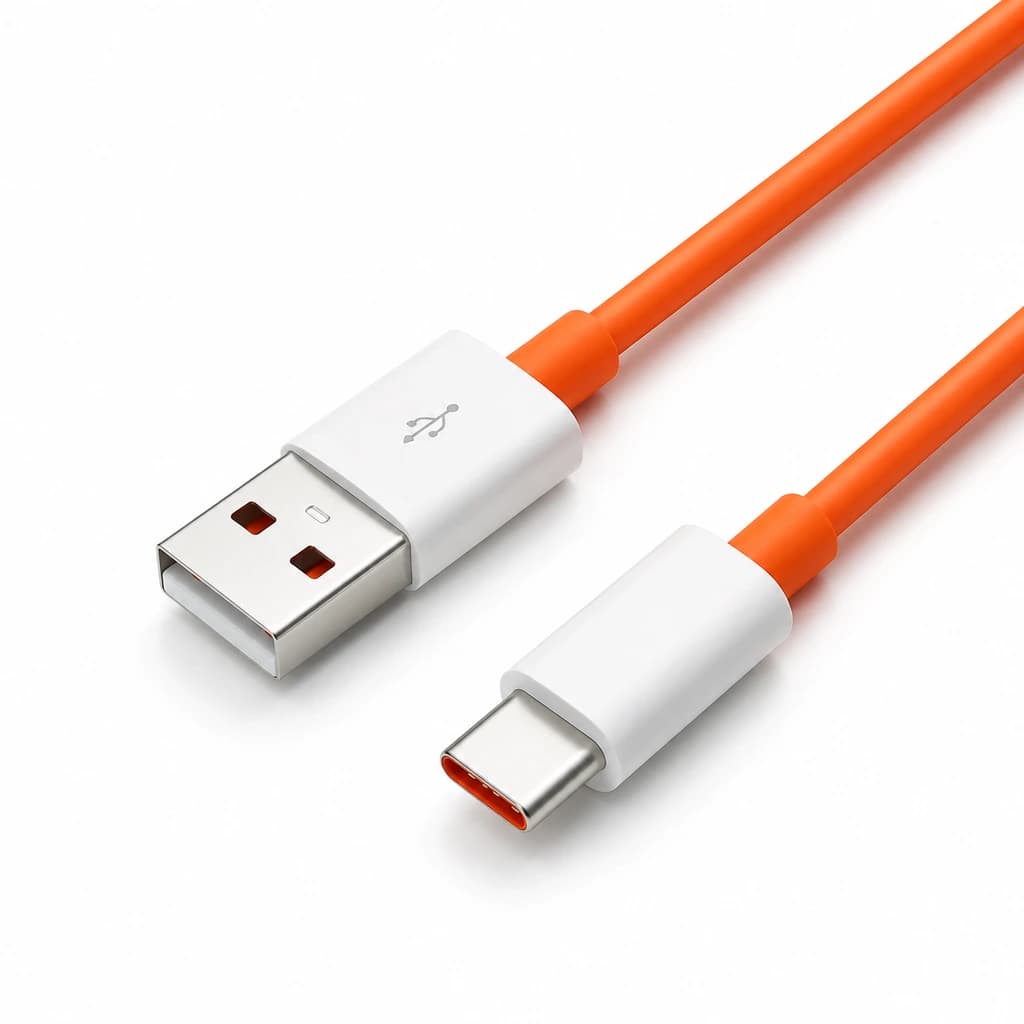 کابل شارژ USB به Type-C فست 6 آمپر — تصویر ۲