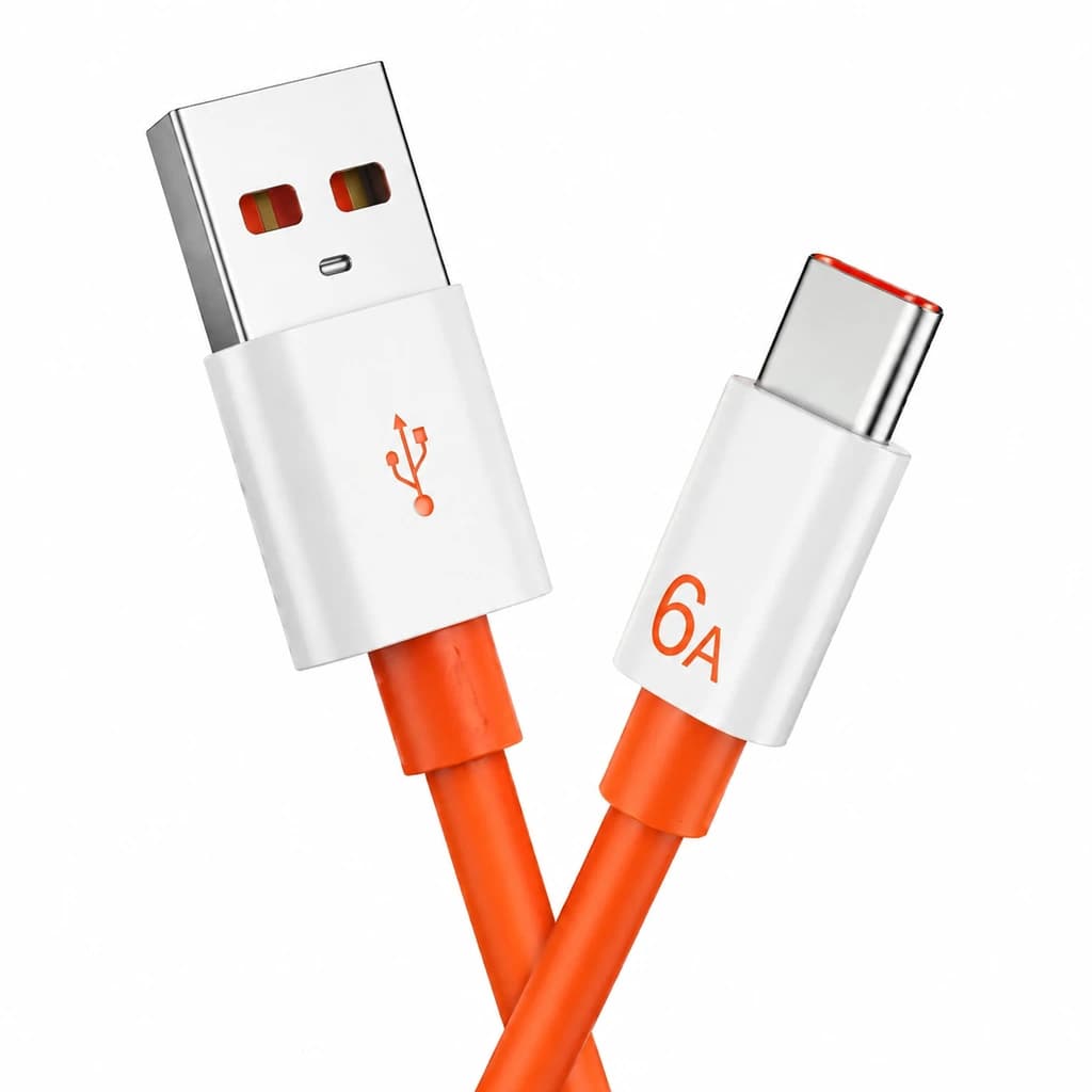 کابل شارژ USB به Type-C فست 6 آمپر — تصویر ۳