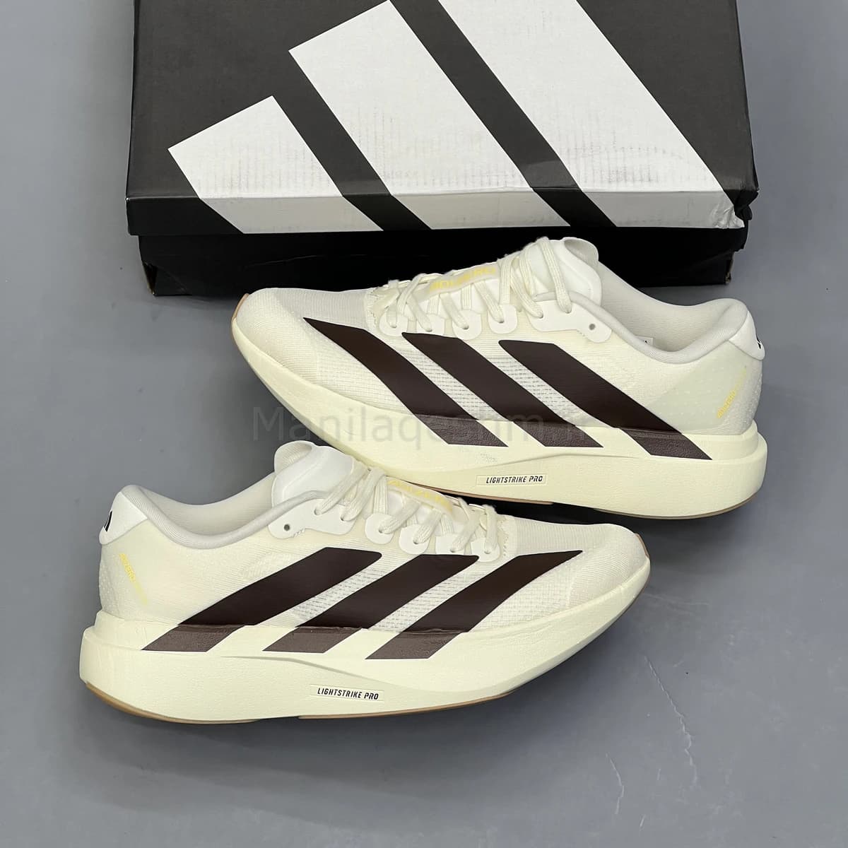 کفش آدیداس آدی زیرو کرم قهوه ای Adidas Adizero Evo SL — تصویر ۲