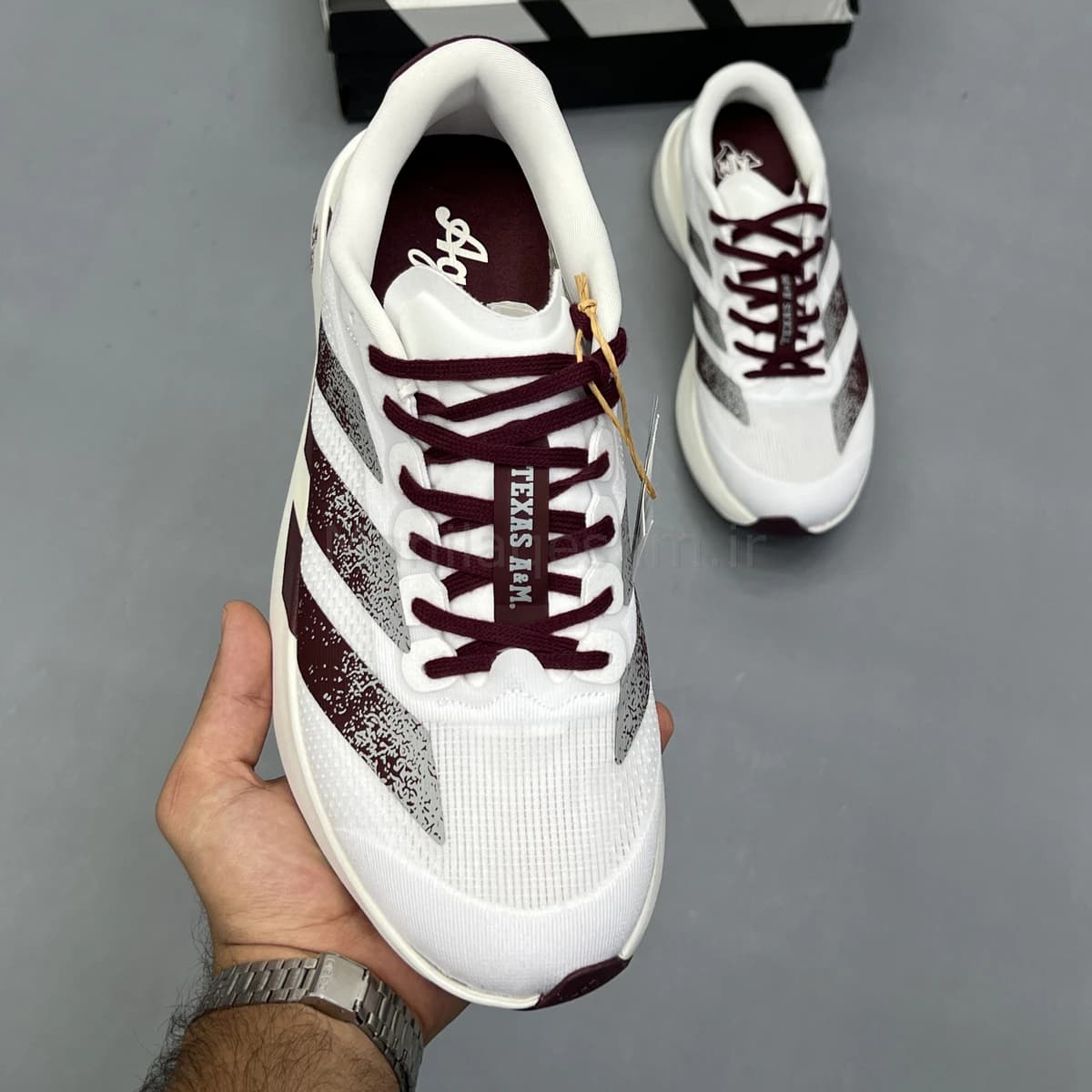 کفش آدیداس آدی زیرو سفید زرشکی Adidas Adizero Evo SL — تصویر ۵