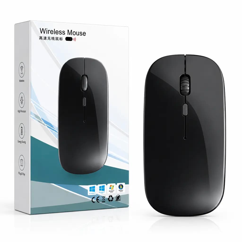 موس بیسیم اپتیکال مدل Slim Silent