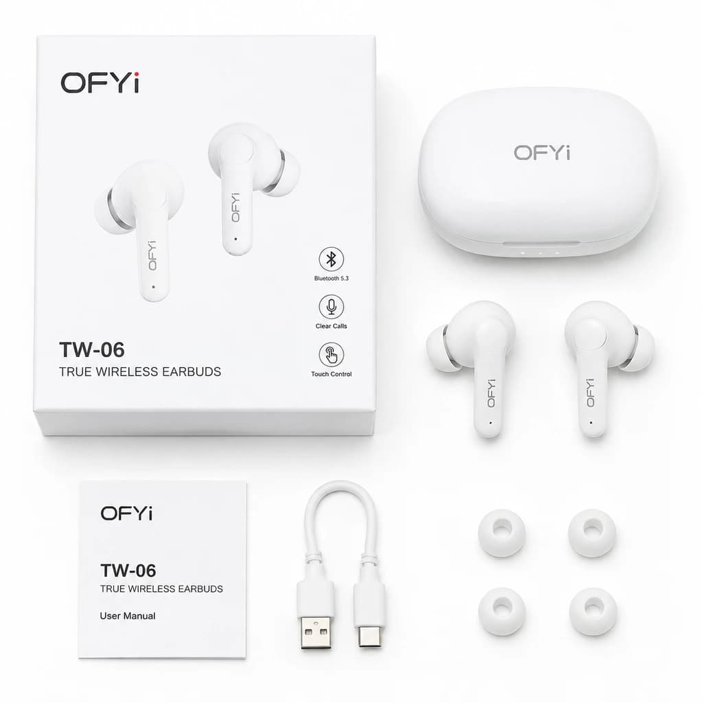 هندزفری بلوتوثی OFYi مدل TW-06 — تصویر ۴