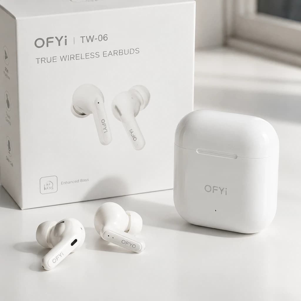 هندزفری بلوتوثی OFYi مدل TW-06 — تصویر ۳