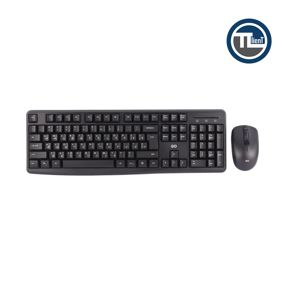 کیبورد و ماوس کمبو سیمی فنتک مدل KM103 Black