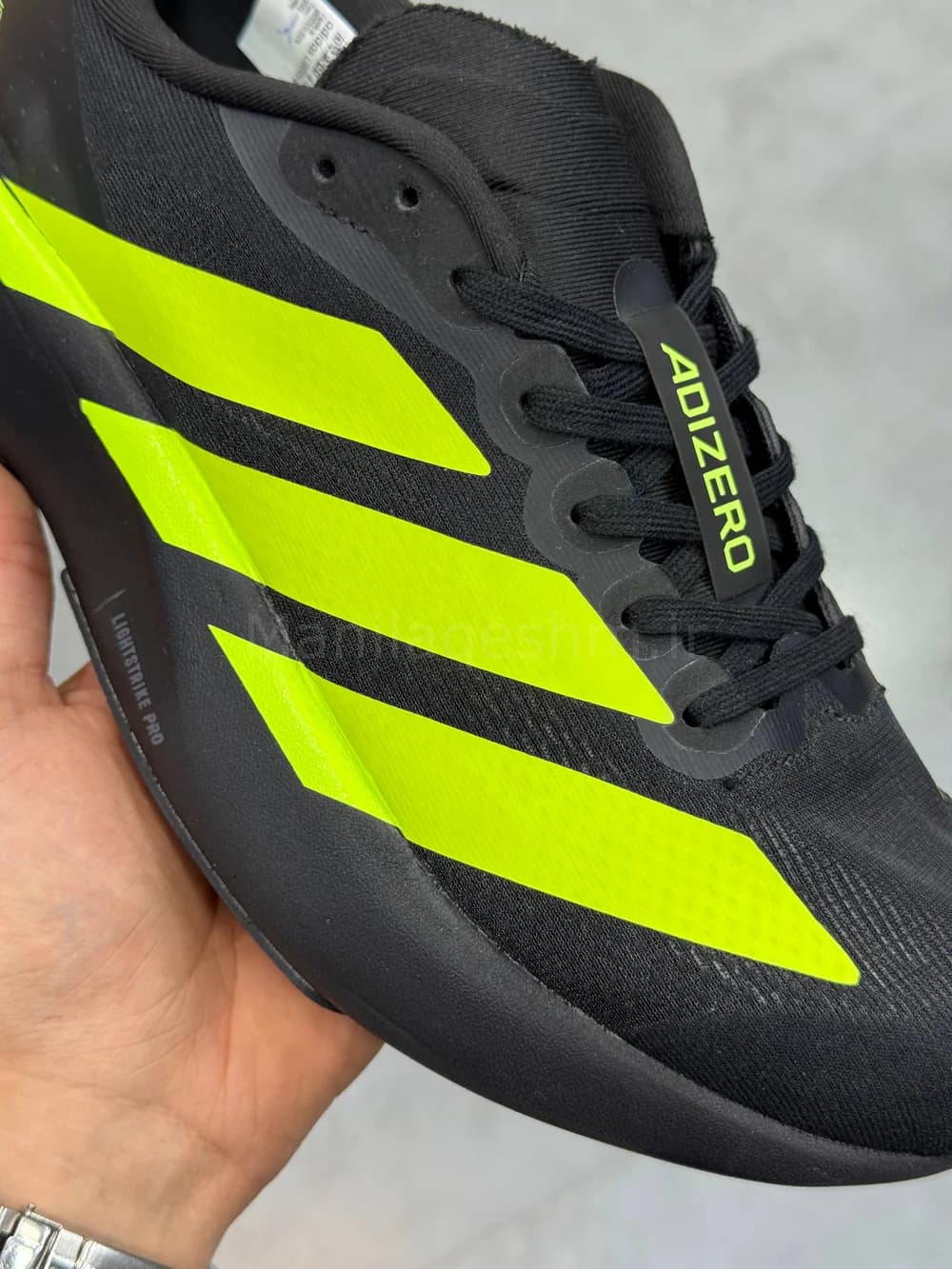 کفش آدیداس آدی زیرو مشکی سبز Adidas Adizero Evo SL — تصویر ۳