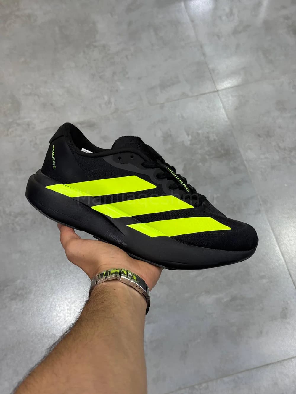 کفش آدیداس آدی زیرو مشکی سبز Adidas Adizero Evo SL — تصویر ۲