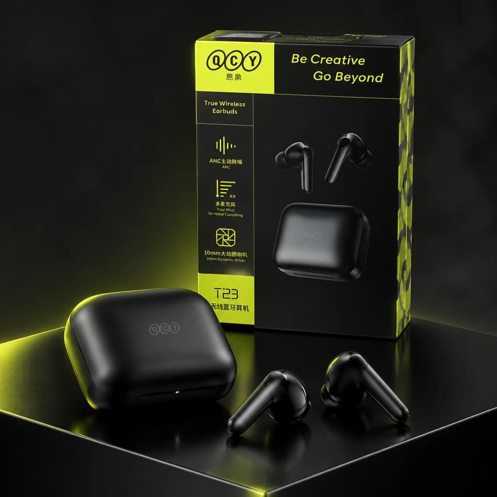 هندزفری بلوتوثی کیو سی وای مدل QCY T23 – مجهز به فناوری حذف نویز ANC و ۴ میکروفون — تصویر ۲