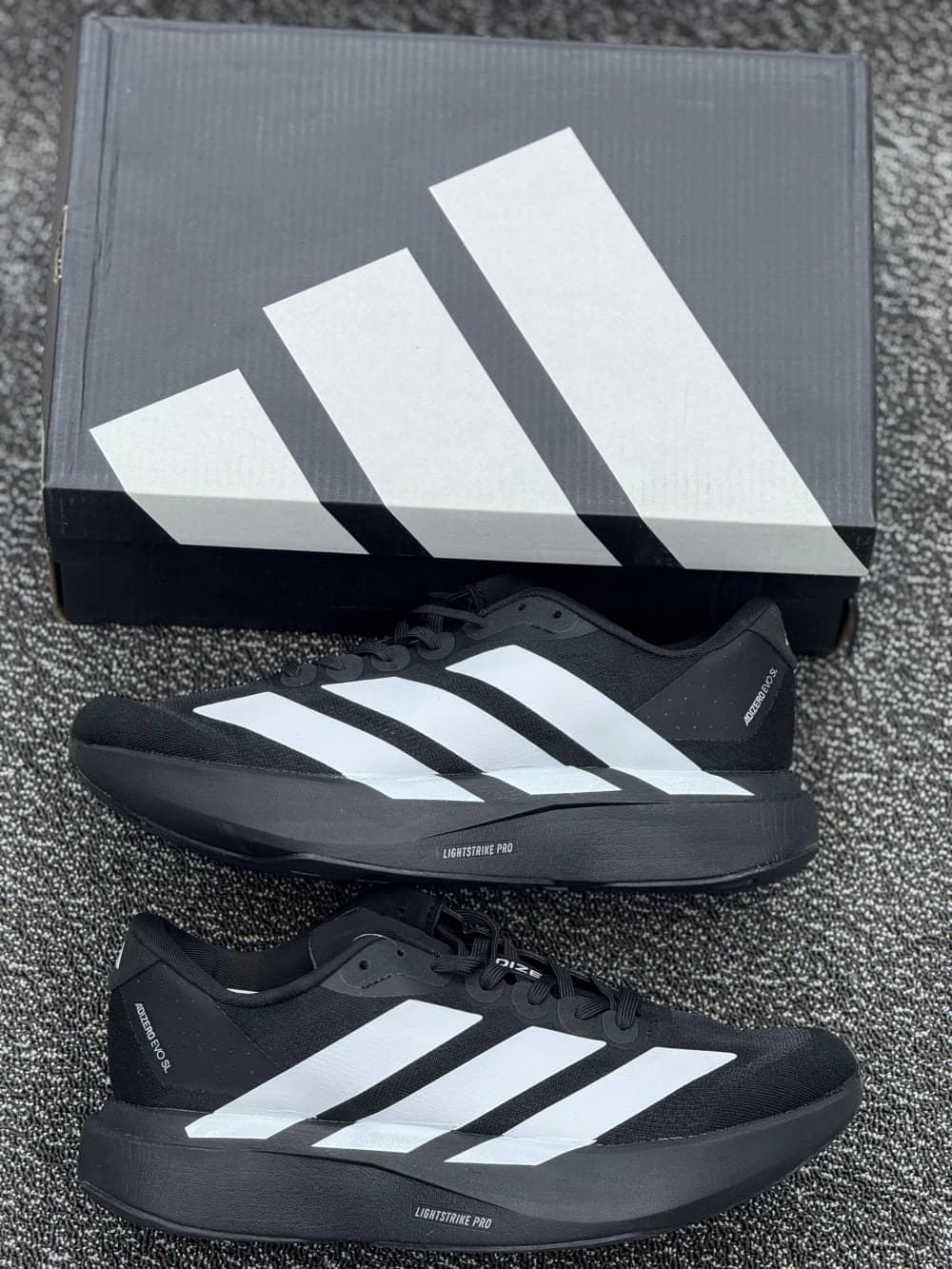 کفش آدیداس آدی زیرو مشکی سفید Adidas Adizero Evo SL — تصویر ۲