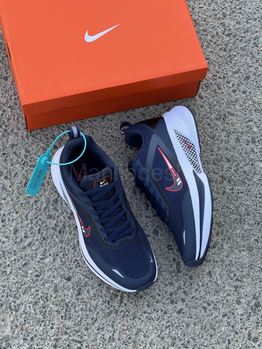 کفش نایک ایر مکس زوم وین فلو سرمه ای Nike Air Max Zoom Winflo — تصویر ۲
