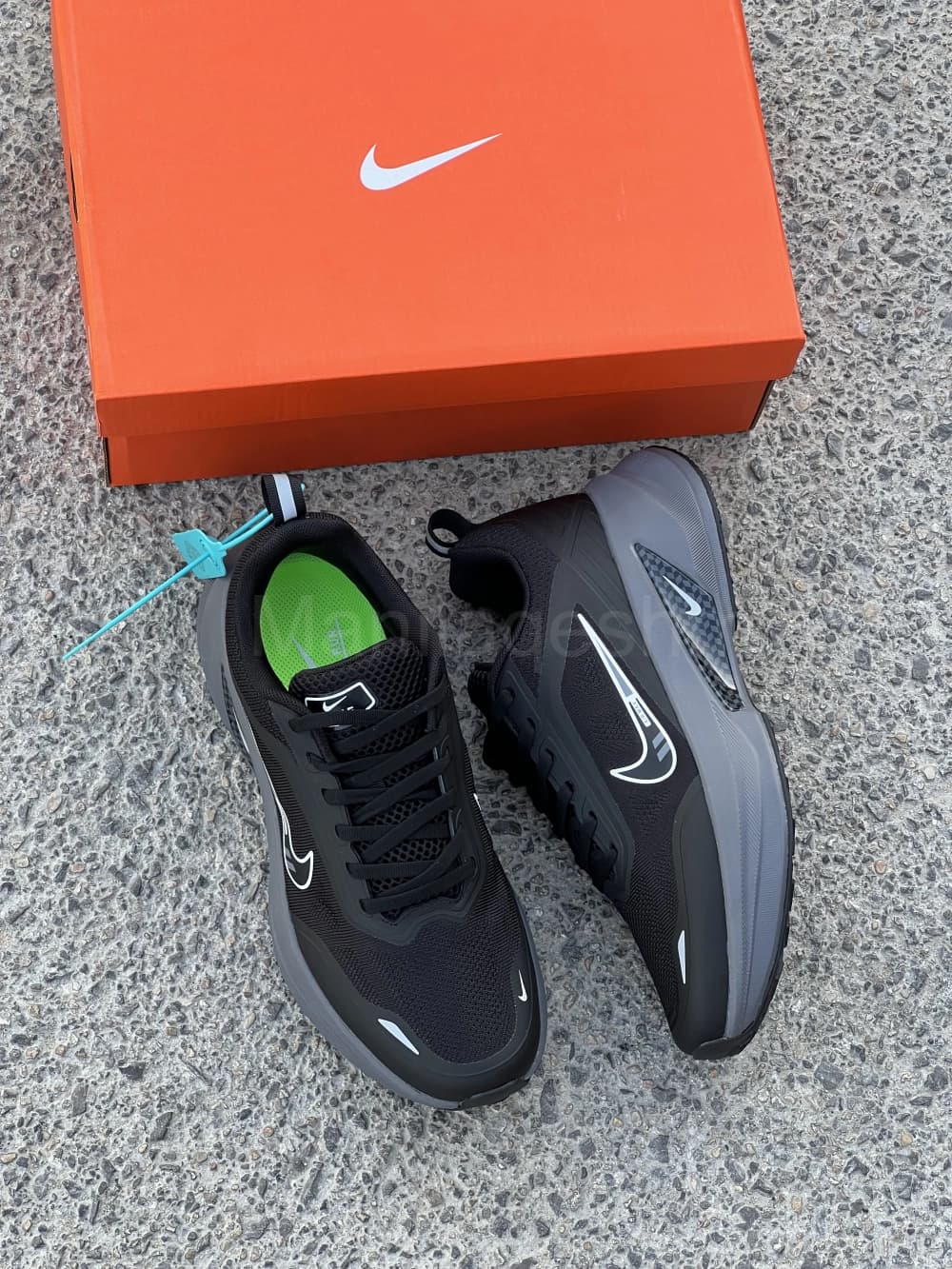کفش نایک ایر مکس زوم وین فلو مشکی طوسی Nike Air Max Zoom Winflo — تصویر ۲