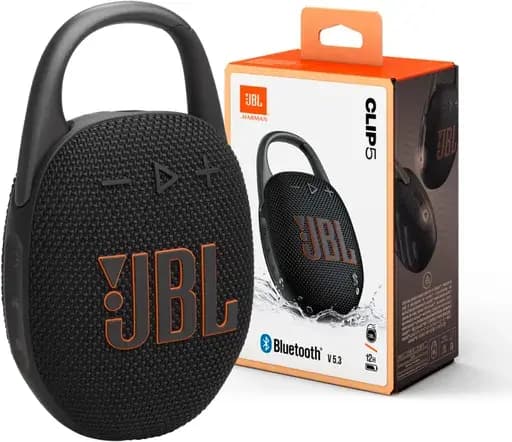 اسپیکر بلوتوثی قابل حمل جی بی ال 7 وات مدل JBL CLIP 5 با گارانتی اصلی — تصویر ۶