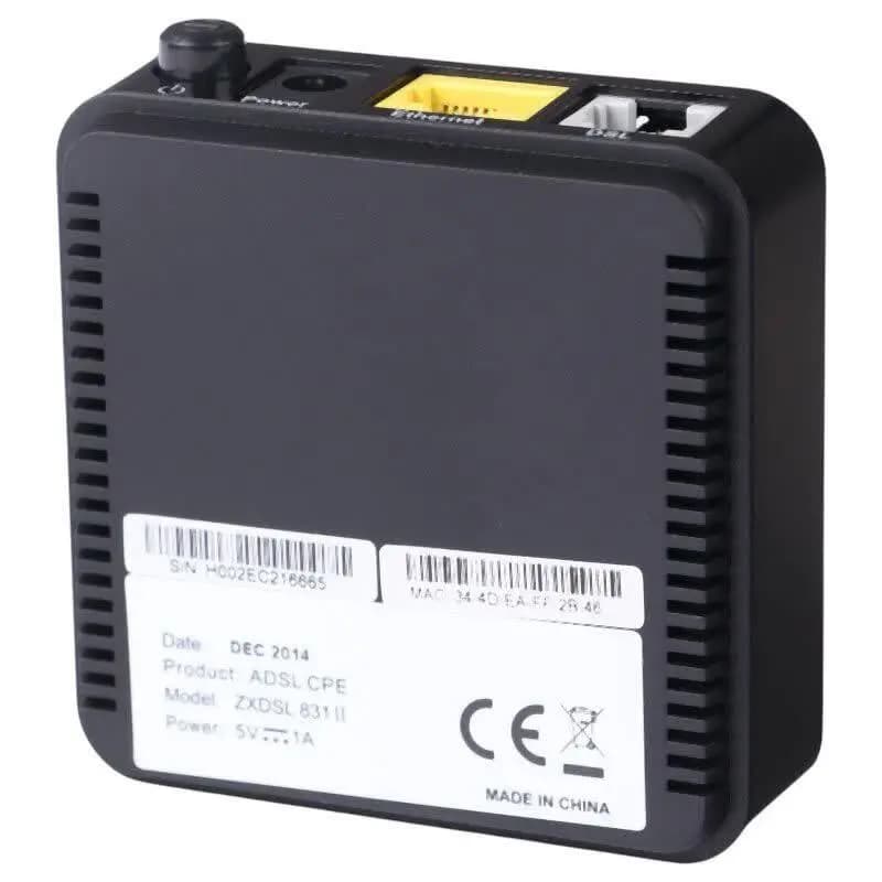 مودم روتر +ZXDSL 831 ADSL2 — تصویر ۳